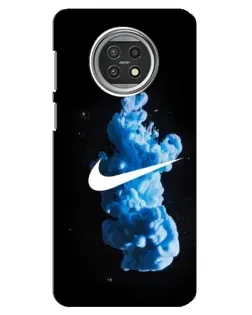Чехол для Xiaomi Mi 10t Lite с картинкой «Nike и синий дым»