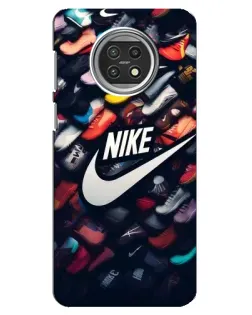 Чехол для Xiaomi Mi 10t Lite с картинкой «Коллекция кроссовок Nike»