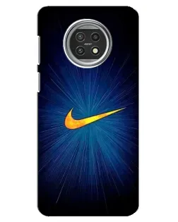 Чохол для Xiaomi Mi 10t Lite з картинкою «Синій пульс Nike»