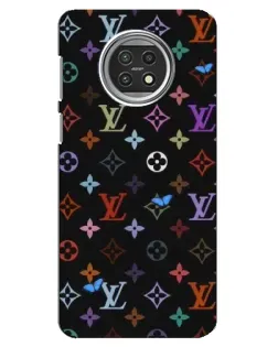 Чехол для Xiaomi Mi 10t Lite с картинкой «Цветная монограмма LV»