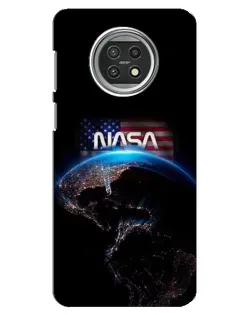 Чехол для Xiaomi Mi 10t Lite с картинкой «Земля из космоса NASA»