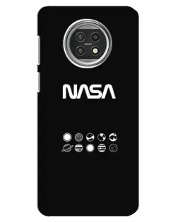 Чехол для Xiaomi Mi 10t Lite с картинкой «NASA — технический принт»