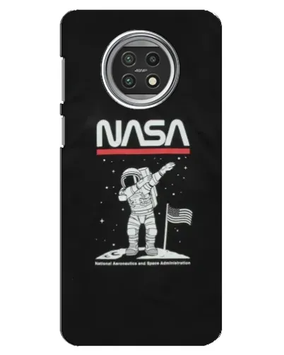 Чехол для Xiaomi Mi 10t Lite с картинкой «NASA — шагаем по Луне»