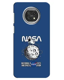 Чехол для Xiaomi Mi 10t Lite с картинкой «NASA — лунная миссия»