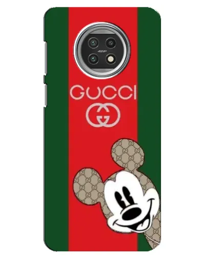 Чехол для Xiaomi Mi 10t Lite с картинкой «Gucci — полосы и Микки»