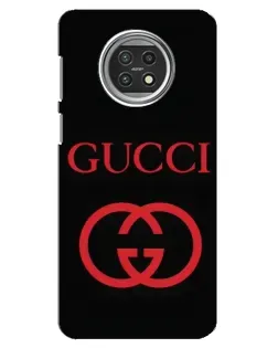 Чехол для Xiaomi Mi 10t Lite с картинкой «Gucci — красный логотип»