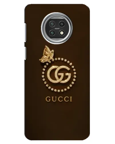 Чехол для Xiaomi Mi 10t Lite с картинкой «Gucci — золотая бабочка»
