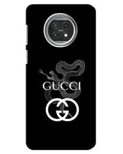 Чехол для Xiaomi Mi 10t Lite с картинкой «Gucci — серебряная змея»