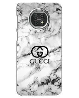 Чехол для Xiaomi Mi 10t Lite с картинкой «Gucci — мраморный шик»