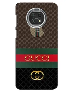 Чехол для Xiaomi Mi 10t Lite с картинкой «Gucci — брендированный десерт»