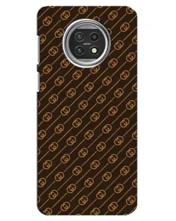 Чехол для Xiaomi Mi 10t Lite с картинкой «Gucci — золотые диагонали»