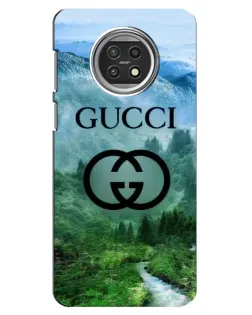 Чехол для Xiaomi Mi 10t Lite с картинкой «Gucci — горный пейзаж»