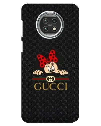 Чехол для Xiaomi Mi 10t Lite с картинкой «Минни Маус Gucci — черный»