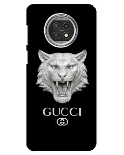 Чехол для Xiaomi Mi 10t Lite с картинкой «Gucci — серебряный лев»