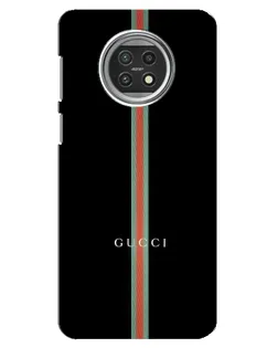 Чехол для Xiaomi Mi 10t Lite с картинкой «Gucci — строгая линия»