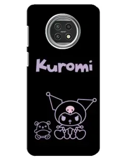 Чехол для Xiaomi Mi 10t Lite с картинкой «Kuromi — черный минимализм»