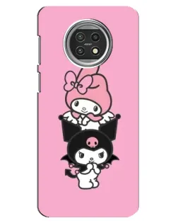 Чехол для Xiaomi Mi 10t Lite с картинкой «Трио My Melody и Kuromi»