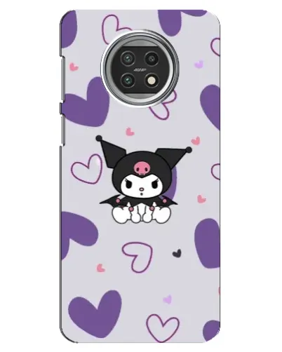 Чехол для Xiaomi Mi 10t Lite с картинкой «Kuromi и лавандовые сердца»