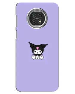Чехол для Xiaomi Mi 10t Lite с картинкой «Kuromi — фиолетовый минимализм»