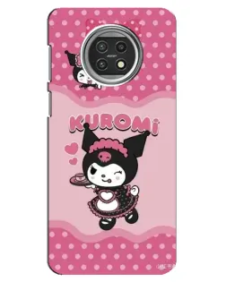 Чехол для Xiaomi Mi 10t Lite с картинкой «Kuromi в очках»