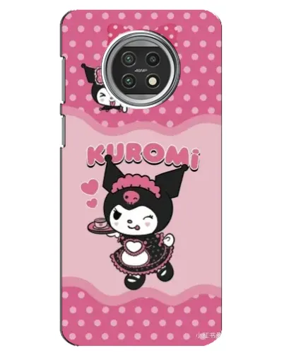 Чехол для Xiaomi Mi 10t Lite с картинкой «Kuromi в очках»