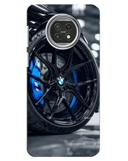 Чехол для Xiaomi Mi 10t Lite с картинкой «Колесо BMW вблизи»