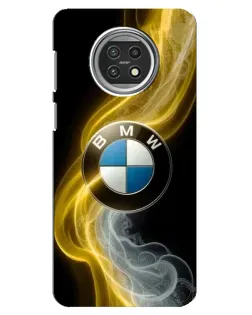Чехол для Xiaomi Mi 10t Lite с картинкой «Золотистый дым BMW»