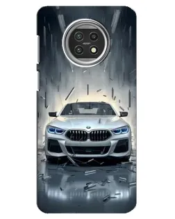 Чехол для Xiaomi Mi 10t Lite с картинкой «BMW в свете фар»