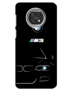 Чехол для Xiaomi Mi 10t Lite с картинкой «Минималистичный принт BMW M3»