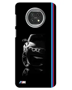 Чехол для Xiaomi Mi 10t Lite с картинкой «Силуэт BMW в темноте»