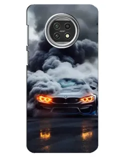 Чехол для Xiaomi Mi 10t Lite с картинкой «BMW в дыму»