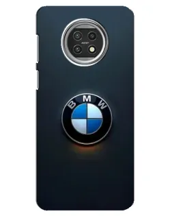 Чехол для Xiaomi Mi 10t Lite с картинкой «Логотип BMW — минимализм»