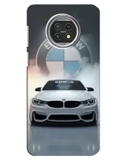 Чехол для Xiaomi Mi 10t Lite с картинкой «BMW в белом дыму»