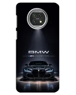 Чехол для Xiaomi Mi 10t Lite с картинкой «BMW сквозь ночной город»