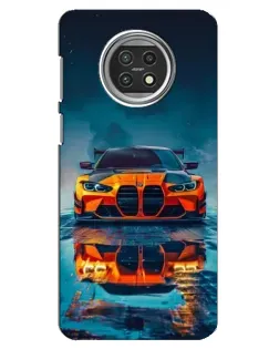 Чехол для Xiaomi Mi 10t Lite с картинкой «BMW — золотая эмблема»