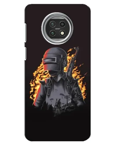 Чехол для Xiaomi Mi 10t Lite с картинкой «PUBG — огненный силуэт» Чехол для Xiaomi Mi 10t Lite с картинкой «PUBG — огненный силуэт»