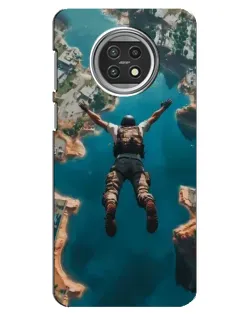 Чехол для Xiaomi Mi 10t Lite с картинкой «PUBG — свободное падение»