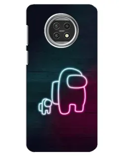 Чехол для Xiaomi Mi 10t Lite с картинкой «Among Us неон-арт»