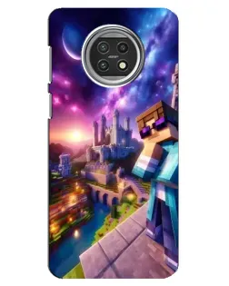 Чехол для Xiaomi Mi 10t Lite с картинкой «Стив и космос» Чехол для Xiaomi Mi 10t Lite с картинкой «Стив и космос»