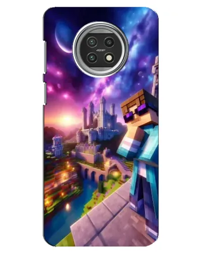 Чехол для Xiaomi Mi 10t Lite с картинкой «Стив и космос» Чехол для Xiaomi Mi 10t Lite с картинкой «Стив и космос»