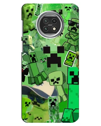 Чехол для Xiaomi Mi 10t Lite с картинкой «Криперы Minecraft» Чехол для Xiaomi Mi 10t Lite с картинкой «Криперы Minecraft»