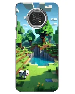 Чехол для Xiaomi Mi 10t Lite с картинкой «Minecraft летний день»