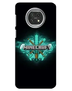 Чехол для Xiaomi Mi 10t Lite с картинкой «Minecraft Diamond лого»