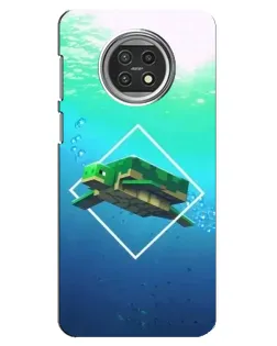 Чехол для Xiaomi Mi 10t Lite с картинкой «Черепаха Minecraft»