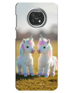 Чохол для Xiaomi Mi 10t Lite з картинкою «Пара єдинорогів»