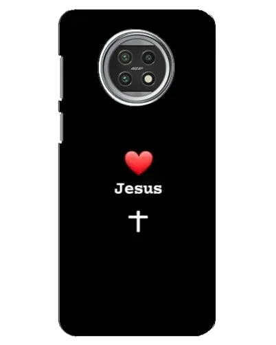 Чехол для Xiaomi Mi 10t Lite с картинкой «Сердце - Jesus»