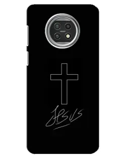 Чохол для Xiaomi Mi 10t Lite з картинкою «Графічний хрест Jesus»