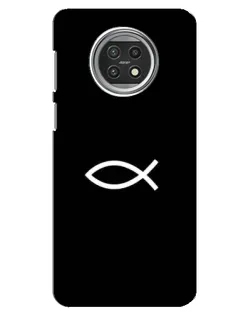 Чохол для Xiaomi Mi 10t Lite з картинкою «Символ риби Jesus»
