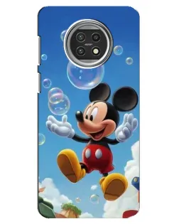 Чехол для Xiaomi Mi 10t Lite с картинкой «Mickey и мыльные пузыри»