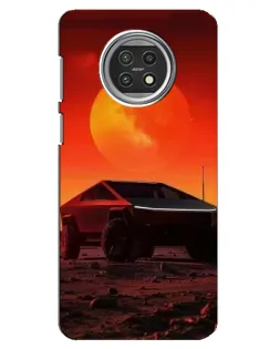 Чехол для Xiaomi Mi 10t Lite с картинкой «Cybertruck на Марсе»